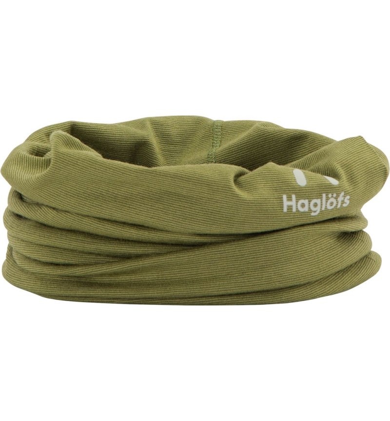 Women's Haglöfs L.I.M Smart Temp Winter Multitube Headband Olive Green Canada | SX51-232