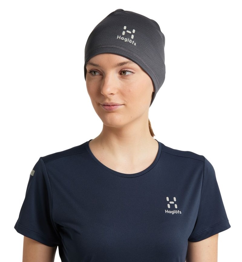 Women's Haglöfs L.I.M Winter Beanie Beanies Magnetite Canada | MJ52-945