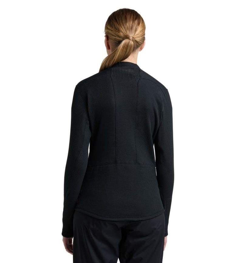 Women's Haglöfs L.I.M ZT Air Base Baselayers Black Canada | MH96-903