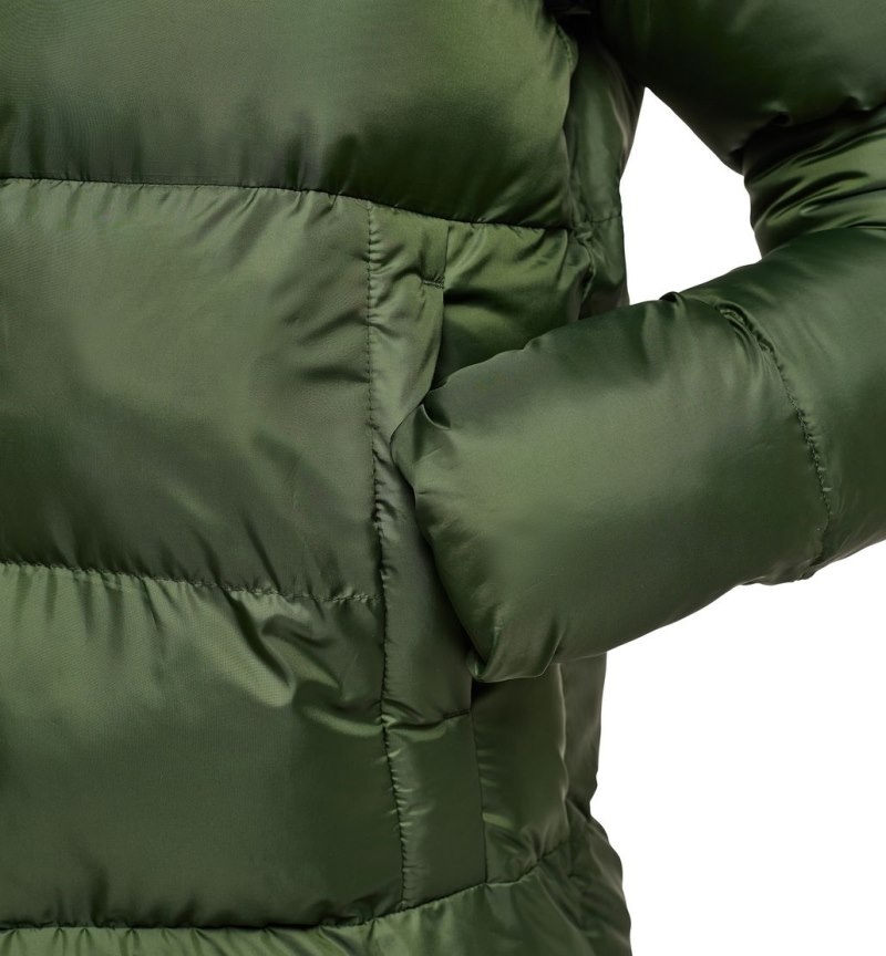 Women's Haglöfs Long Mimic Parka Insulated Jackets Green Canada | IE75-188