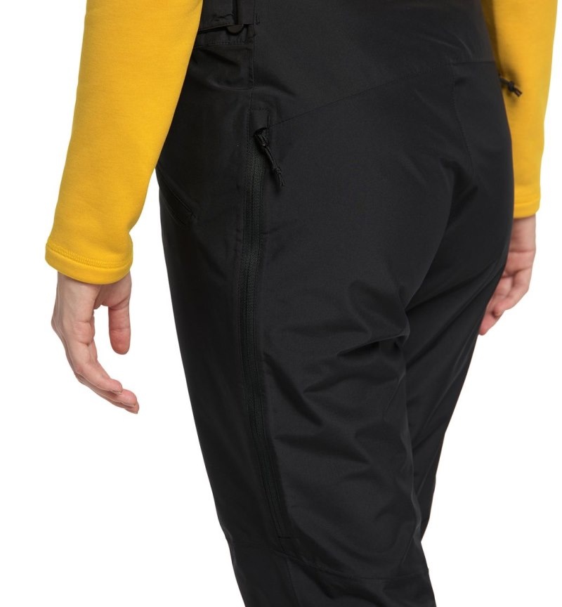 Women's Haglöfs Lumi Form Pant Waterproof Trousers Black Canada | PV88-264