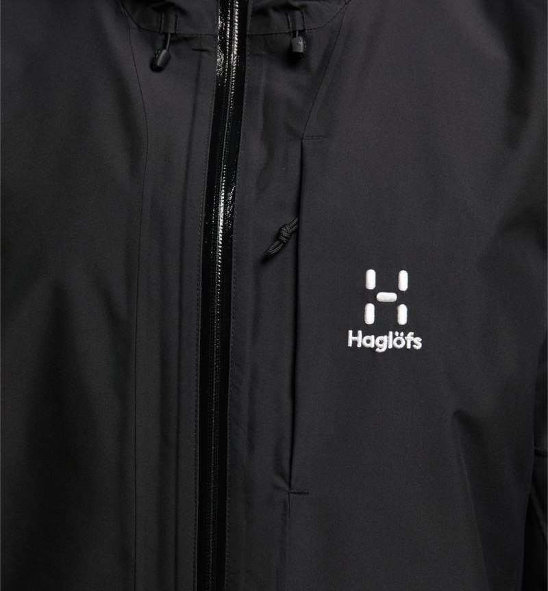 Women's Haglöfs Lumi Insulated Parka Waterproof Jackets & Raincoats Black Canada | RI17-775