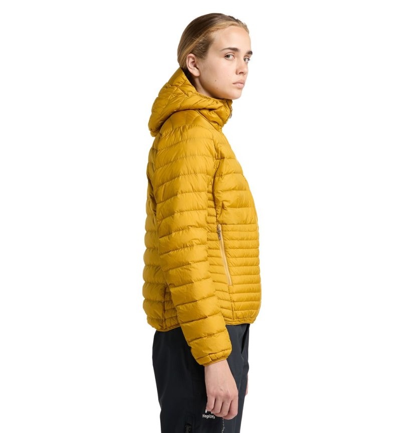 Women's Haglöfs Micro Nordic Down Hood Insulated Jackets Autumn Leaves Canada | MM67-202