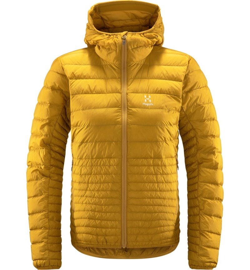 Women's Haglöfs Micro Nordic Down Hood Insulated Jackets Autumn Leaves Canada | MM67-202