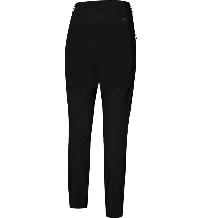 Women's Haglöfs Mid Slim Pant Hiking Trousers Black Canada | TY26-594