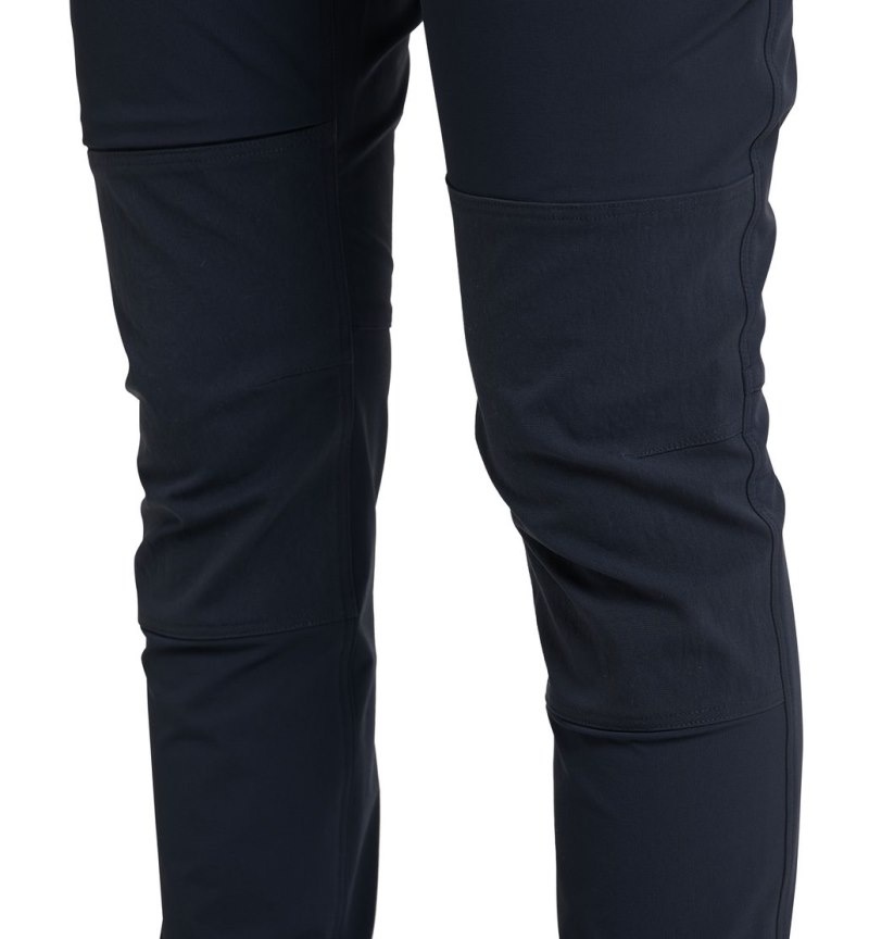 Women's Haglöfs Mid Slim Pant Hiking Trousers Blue / Black Canada | QE54-405