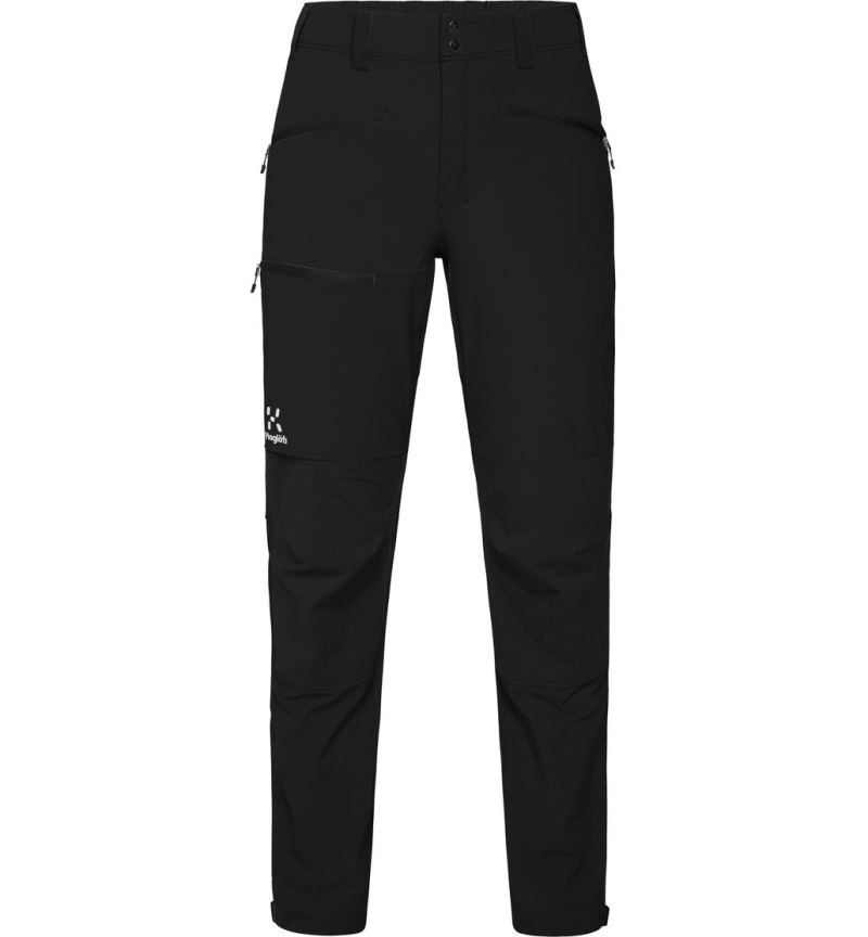 Women's Haglöfs Mid Standard Pant Hiking Trousers Black Canada | TK74-749