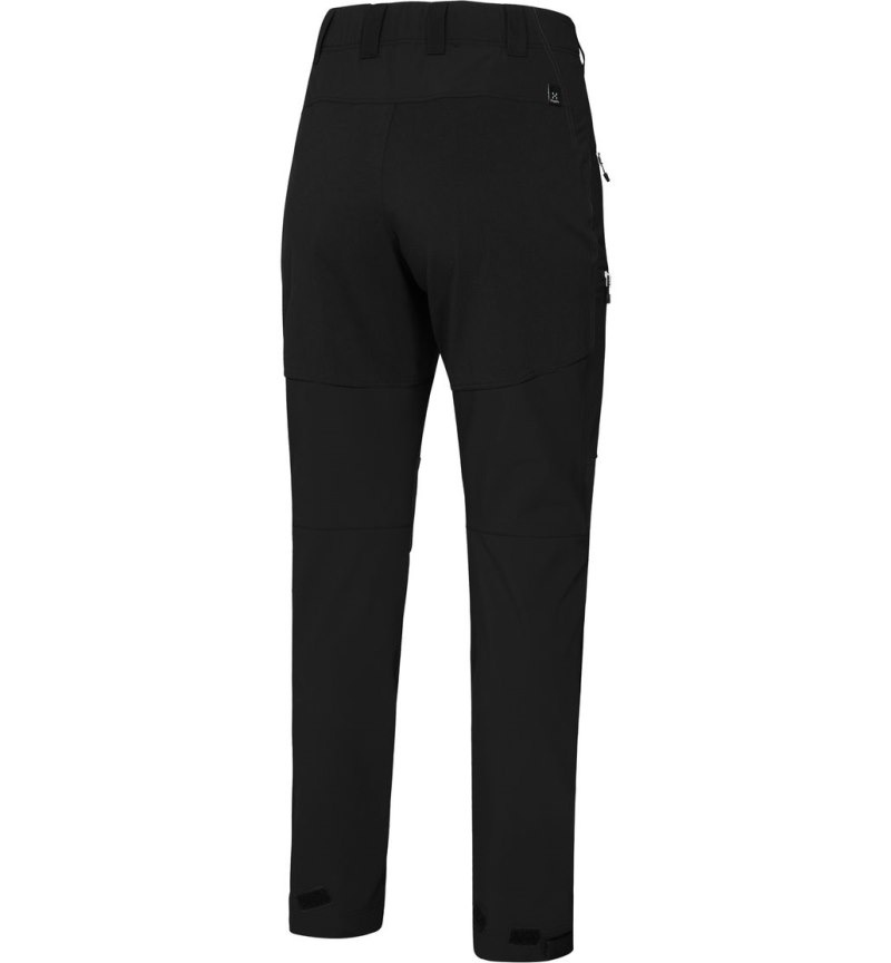 Women's Haglöfs Mid Standard Pant Hiking Trousers Black Canada | TK74-749