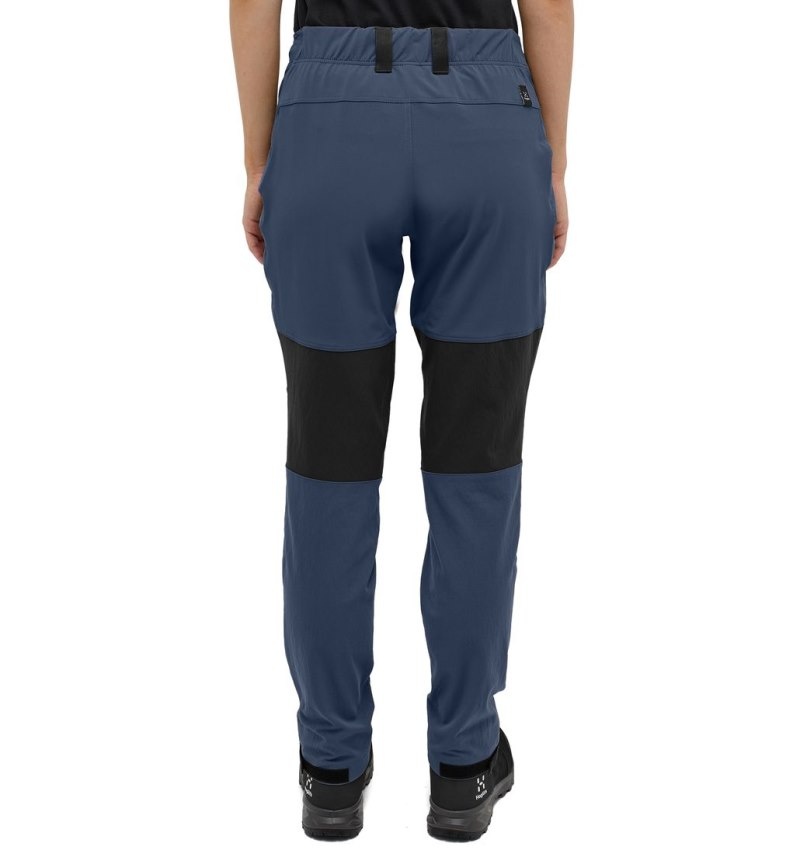 Women's Haglöfs Mid Standard Pant Hiking Trousers Blue / Black Canada | SL20-745