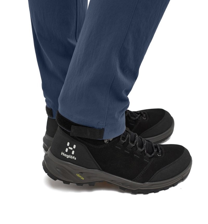 Women's Haglöfs Mid Standard Pant Hiking Trousers Blue / Black Canada | SL20-745