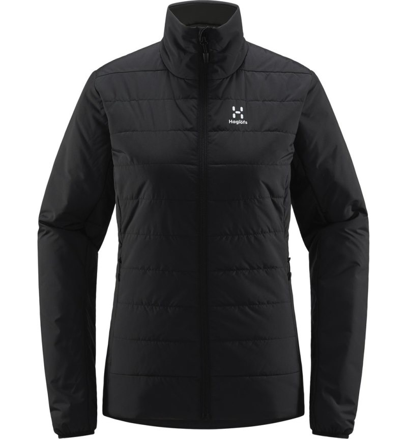 Women's Haglöfs Mimic Silver Jacket Insulated Jackets Black Canada | JE68-950