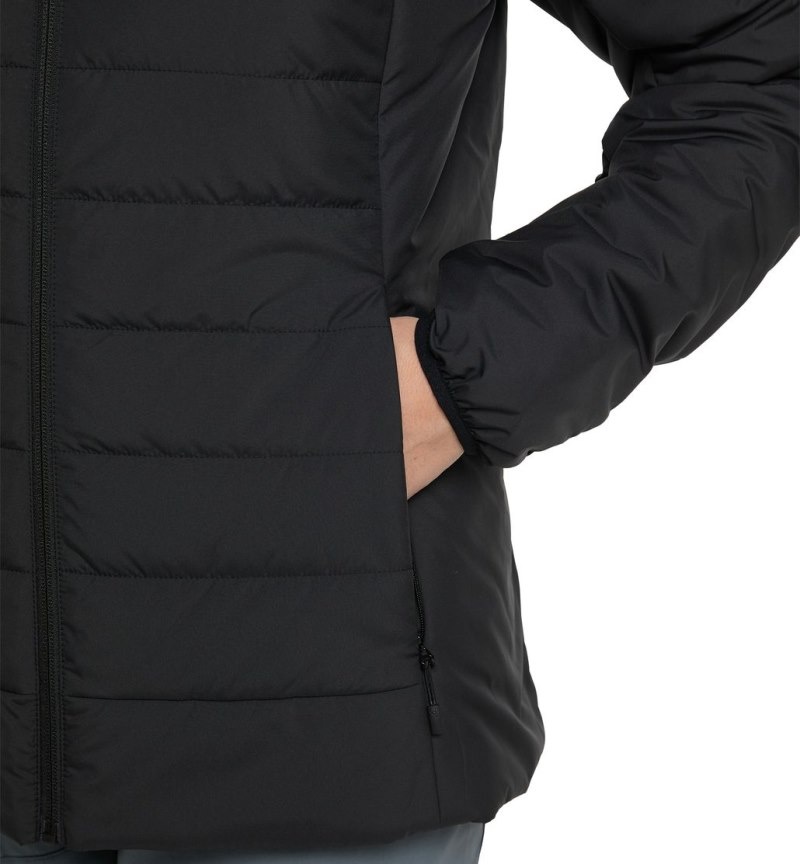 Women's Haglöfs Mimic Silver Jacket Insulated Jackets Black Canada | JE68-950