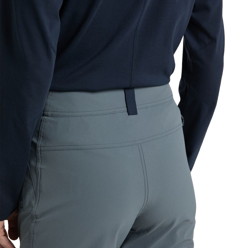 Women's Haglöfs Morän Softshell Slim Pant Softshell Trousers Blue Canada | EN61-906