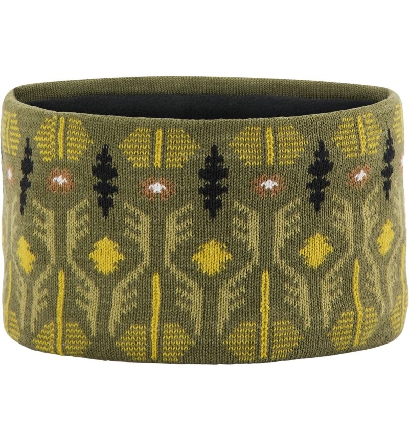 Women's Haglöfs Mountain Jaquard Headband Headband Olive Green Canada | XR11-176