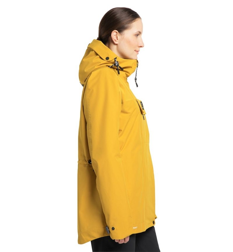 Women's Haglöfs Orsa Parka Windbreaker Autumn Leaves Canada | VE96-616