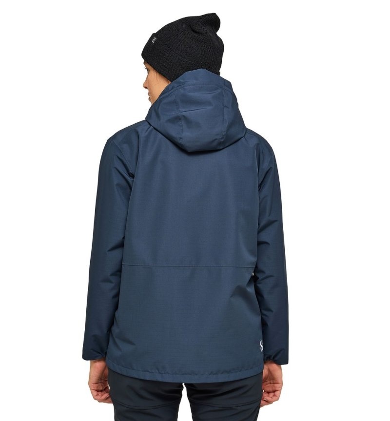 Women's Haglöfs Porfyr Proof Jacket Windbreaker Blue Canada | LC00-508