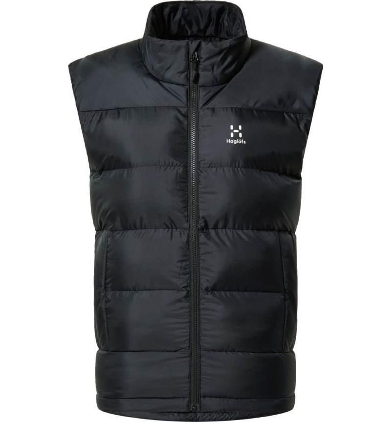 Women's Haglöfs Puffy Mimic Vest Insulated Jackets Black Canada | XE73-737