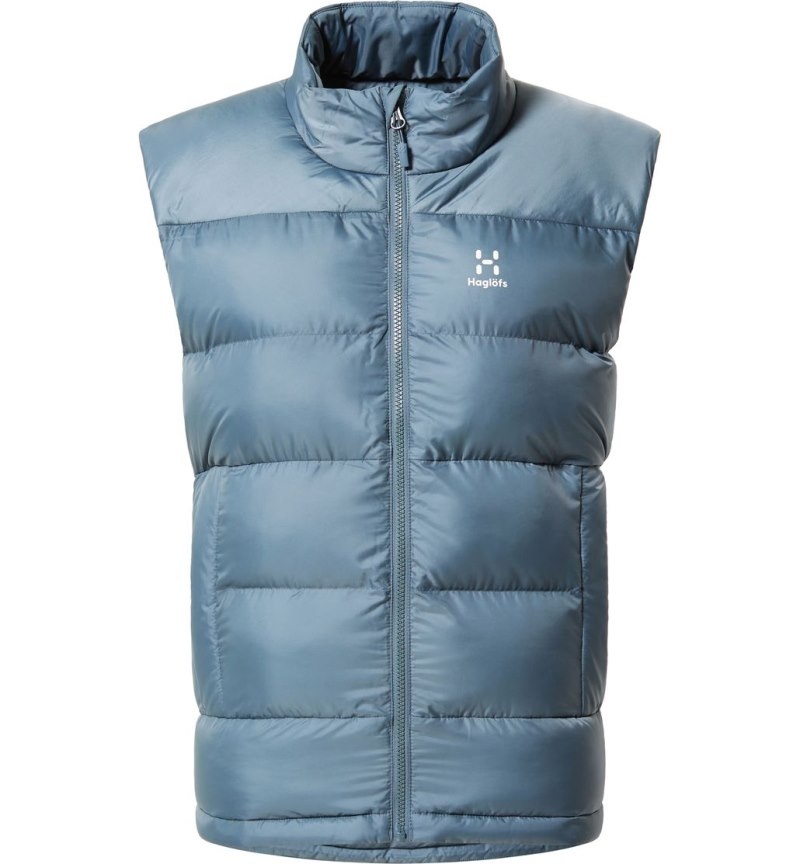 Women's Haglöfs Puffy Mimic Vest Insulated Jackets Blue Canada | AP35-960