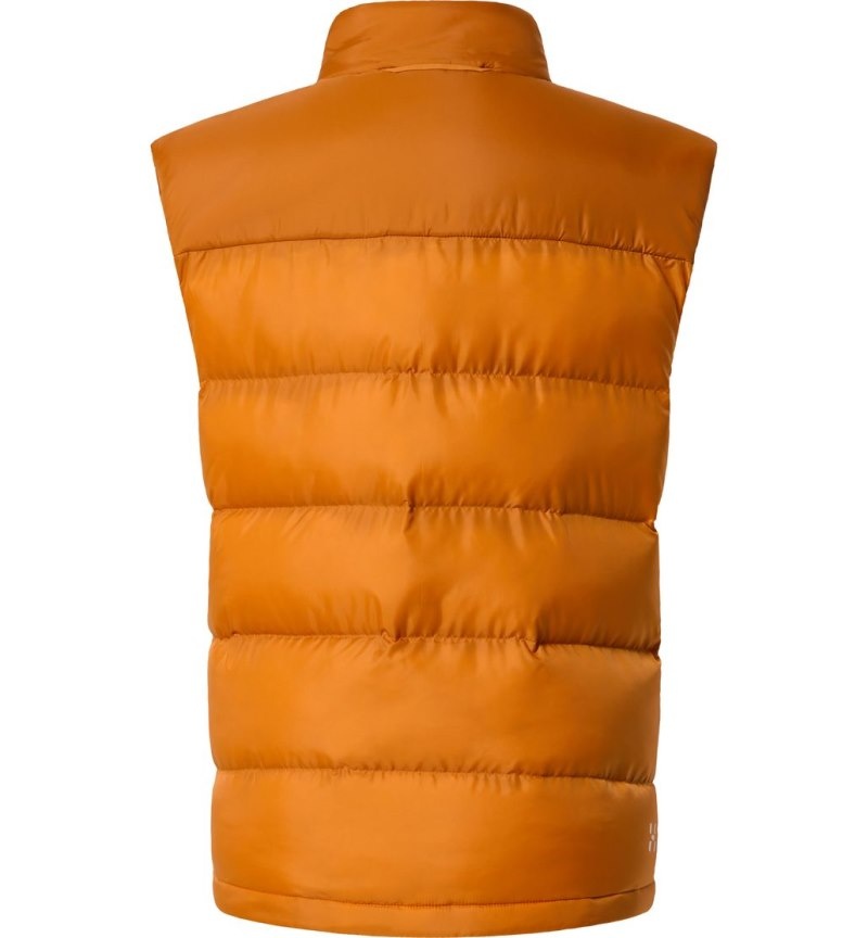 Women's Haglöfs Puffy Mimic Vest Insulated Jackets Golden Brown Canada | AQ28-898