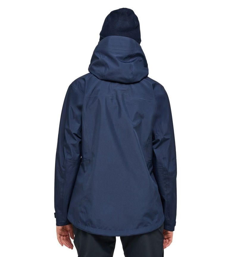 Women's Haglöfs ROC Flash GTX Jacket Windbreaker Blue Canada | RI07-565