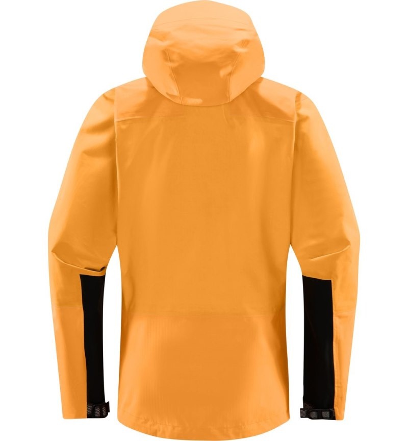 Women's Haglöfs ROC Mono Proof Jacket Windbreaker Yellow Canada | JT40-615