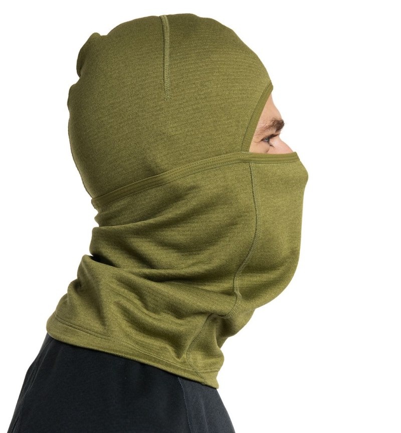 Women's Haglöfs Ripper Balaclava Facemask Olive Green Canada | YB94-932