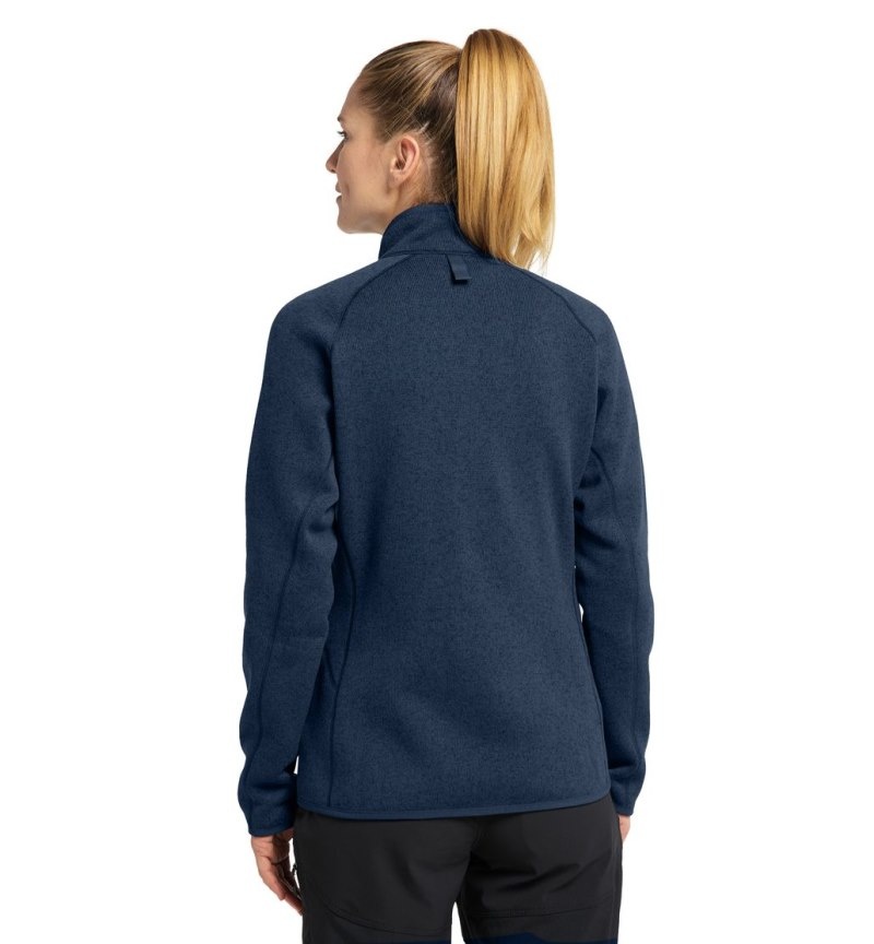 Women's Haglöfs Risberg Jacket Fleece Jackets Blue Canada | RH98-527