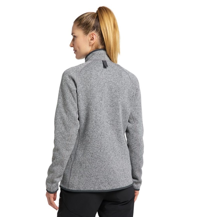 Women's Haglöfs Risberg Jacket Fleece Jackets Concrete Canada | VT07-100