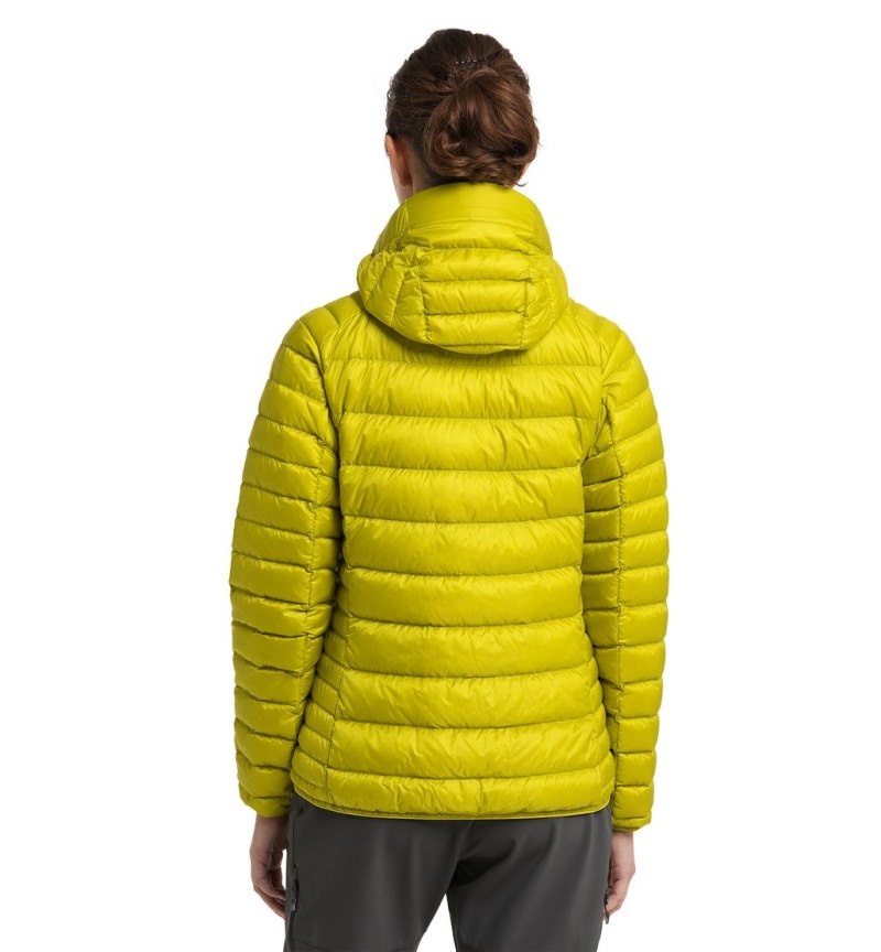 Women's Haglöfs Roc Down Hood Insulated Jackets Aurora Canada | OU53-078