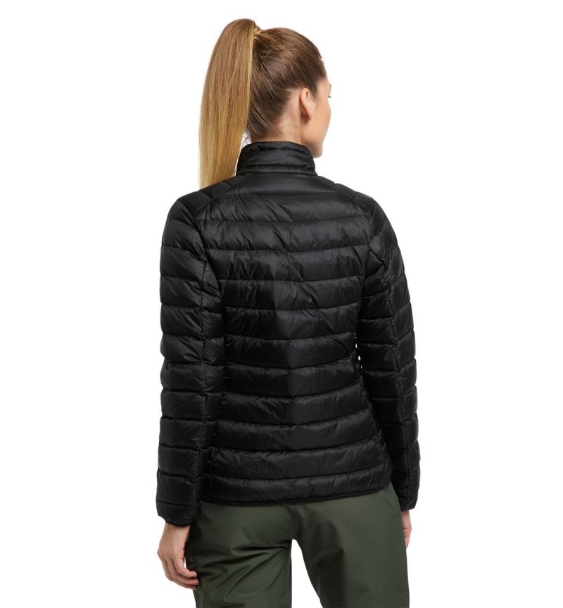 Women's Haglöfs Roc Down Jacket Insulated Jackets Black Canada | SX61-557