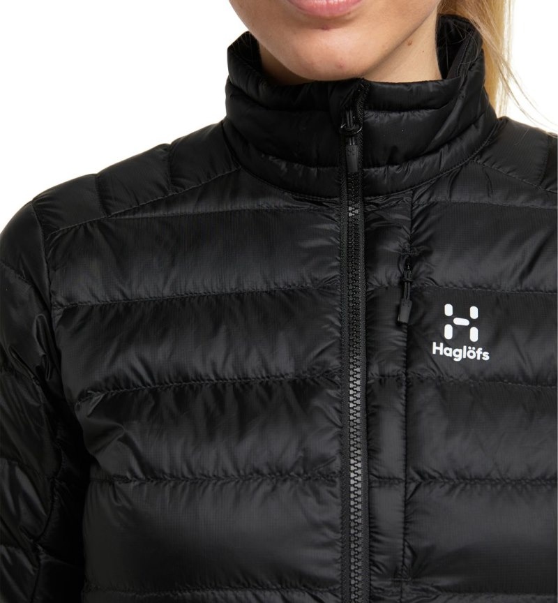 Women's Haglöfs Roc Down Jacket Insulated Jackets Black Canada | SX61-557