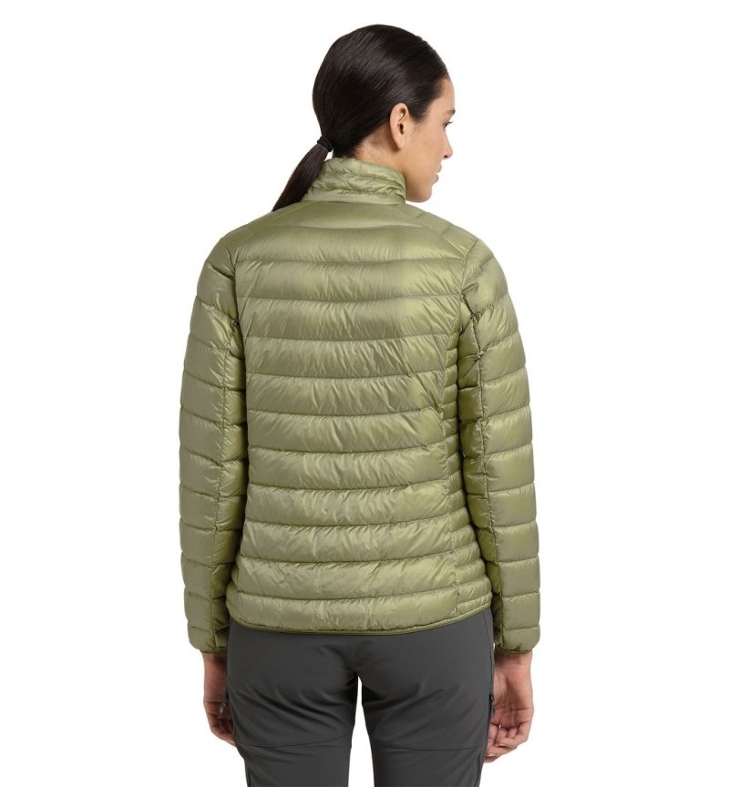 Women's Haglöfs Roc Down Jacket Insulated Jackets Green Canada | GR25-337