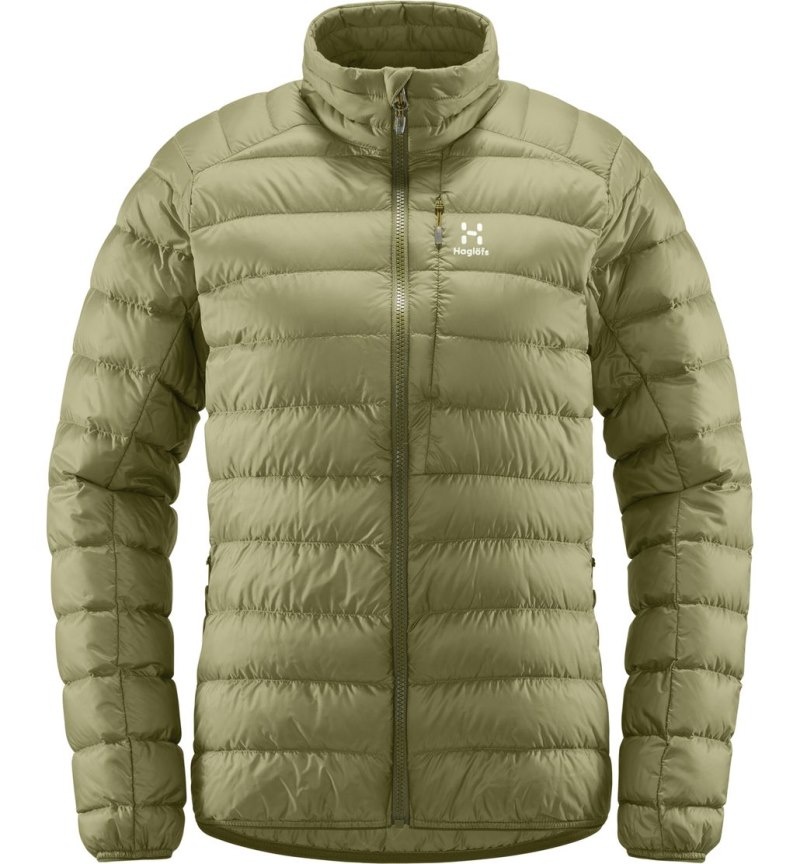 Women's Haglöfs Roc Down Jacket Insulated Jackets Green Canada | GR25-337