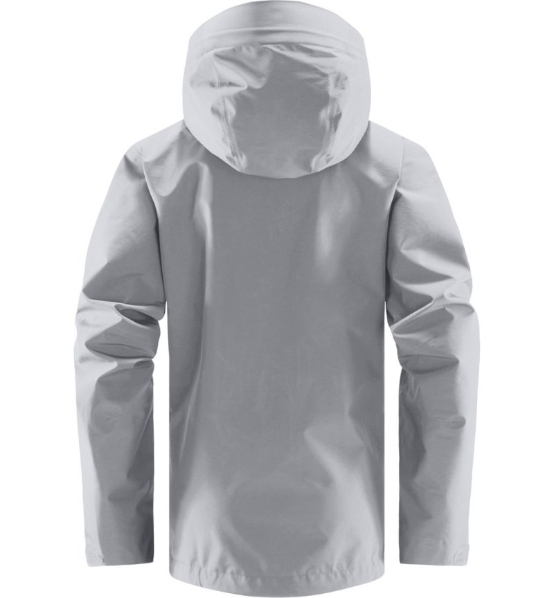 Women's Haglöfs Roc GTX Jacket Windbreaker Concrete Canada | IH77-086