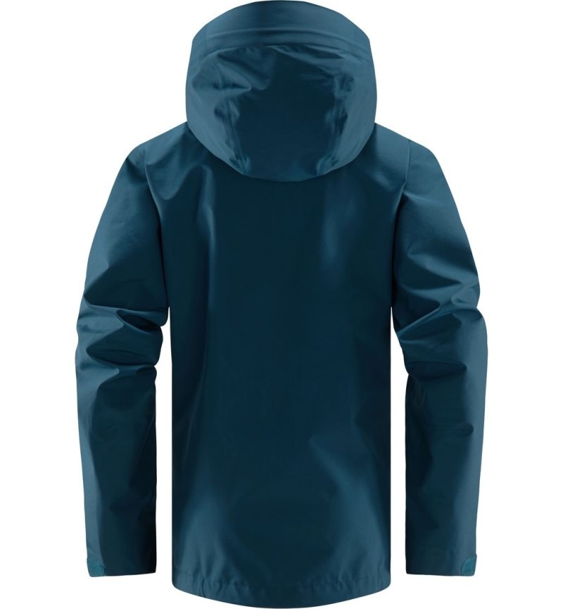 Women's Haglöfs Roc GTX Jacket Windbreaker Dark Ocean Canada | IO53-628