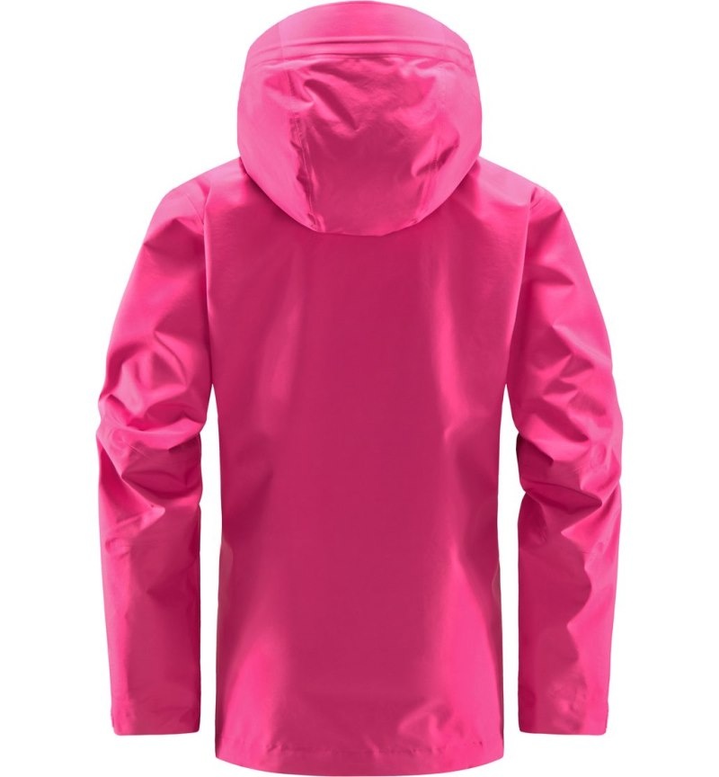 Women's Haglöfs Roc GTX Jacket Windbreaker Pink Canada | IK41-762