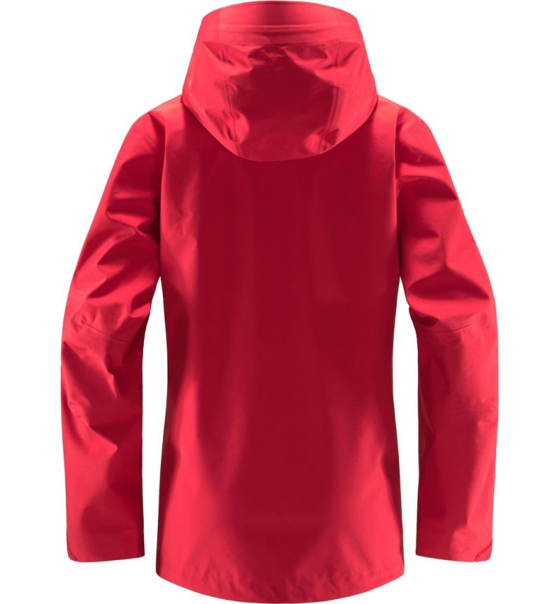 Women\'s Haglöfs Roc GTX Jacket Windbreaker Red Canada | ZT84-921