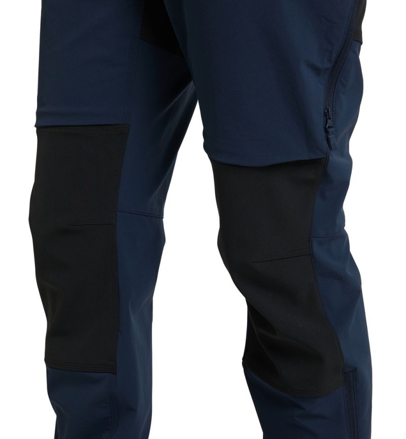 Women's Haglöfs Rugged Standard Pant Hiking Trousers Blue / Black Canada | CO02-595