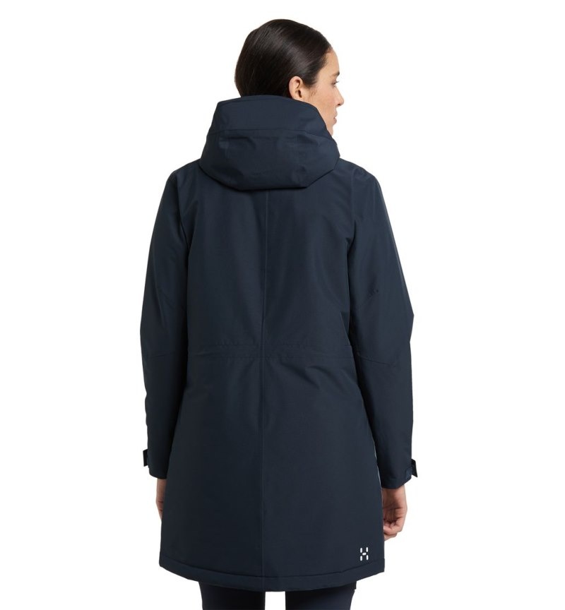 Women's Haglöfs Salix Proof Mimic Parka Insulated Jackets Blue / Blue Canada | ID72-948