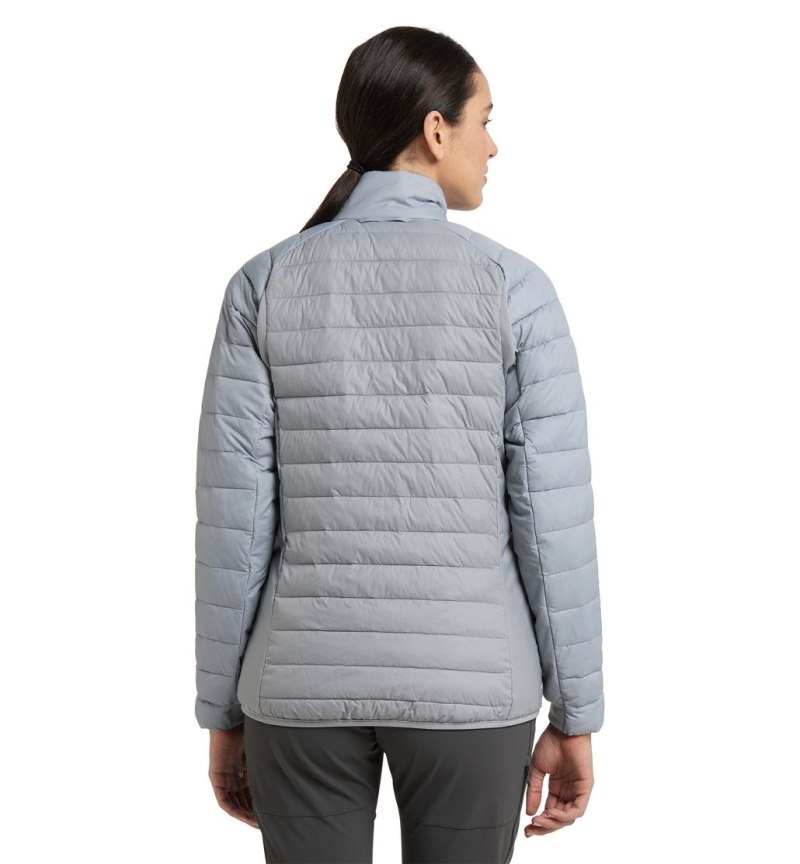 Women's Haglöfs Spire Mimic Jacket Insulated Jackets Concrete Canada | DT65-632