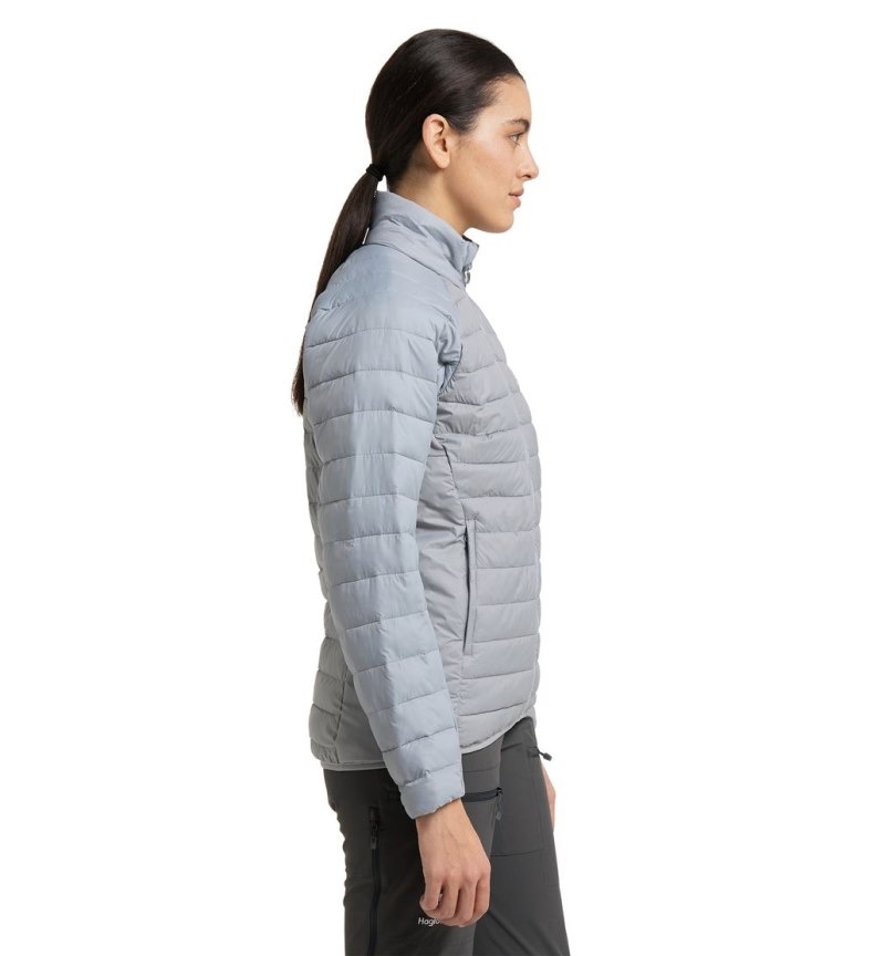 Women's Haglöfs Spire Mimic Jacket Insulated Jackets Concrete Canada | DT65-632