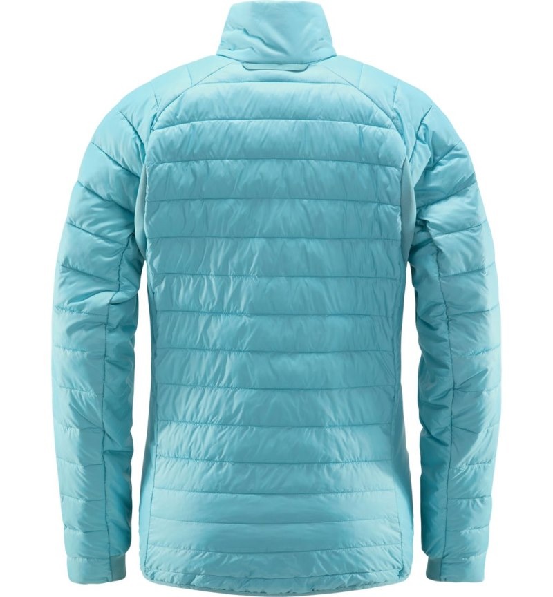 Women's Haglöfs Spire Mimic Jacket Insulated Jackets Green Blue Canada | RE69-475