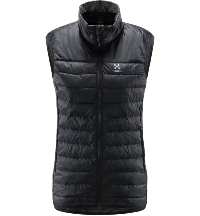 Women's Haglöfs Spire Mimic Vest Insulated Jackets Black Canada | SB59-558