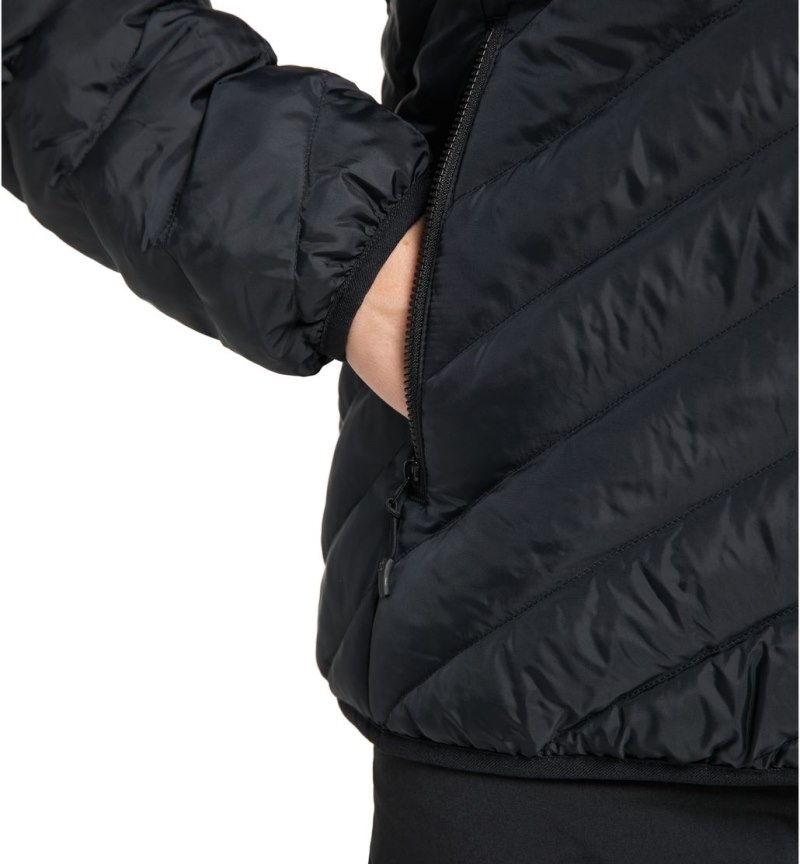 Women's Haglöfs Särna Mimic Hood Insulated Jackets Black Canada | YW40-238