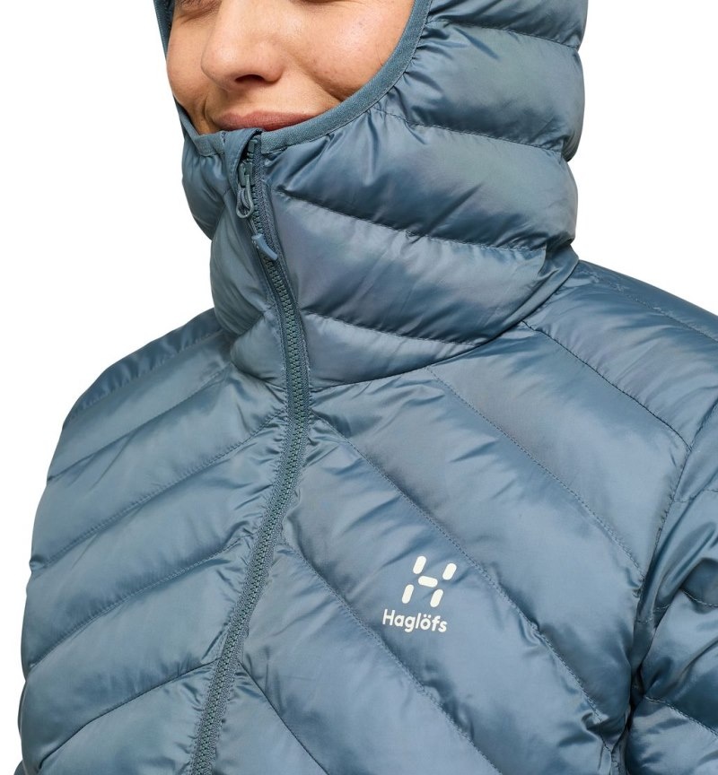 Women's Haglöfs Särna Mimic Hood Insulated Jackets Blue Canada | WP94-635