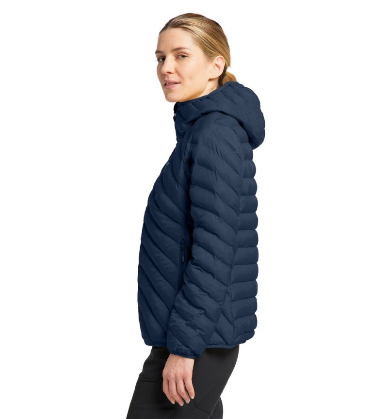 Women's Haglöfs Särna Mimic Hood Insulated Jackets Blue Canada | UE20-840