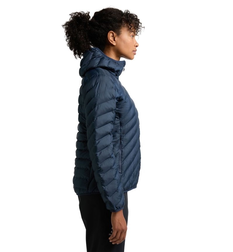 Women's Haglöfs Särna Mimic Hood Insulated Jackets Blue Canada | UE20-840