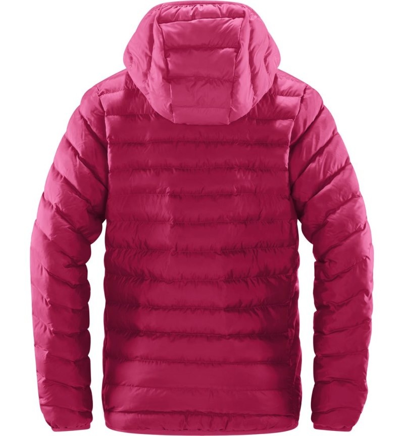 Women's Haglöfs Särna Mimic Hood Insulated Jackets Deep Pink / Pink Canada | DU64-876