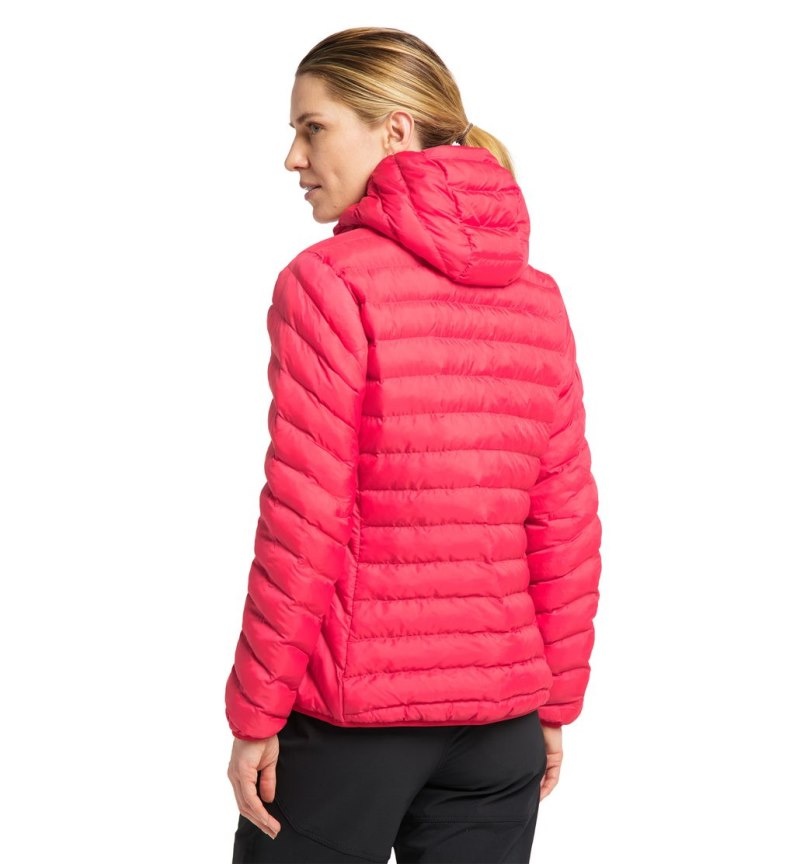 Women's Haglöfs Särna Mimic Hood Insulated Jackets Red Canada | VB90-047