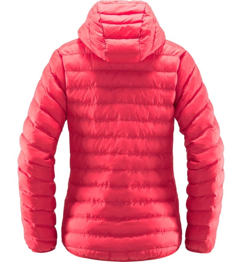 Women's Haglöfs Särna Mimic Hood Insulated Jackets Red Canada | VB90-047